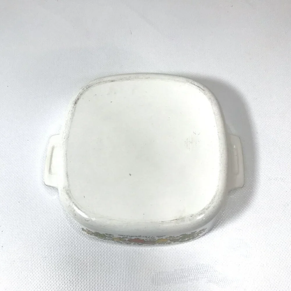 Vtg CorningWare A-2-B Spice of Life La Marjolaine 2-Qt Casserole Dish with Lid